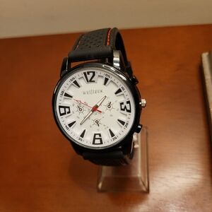 Brand New Men's Weijieer White Analog Watch